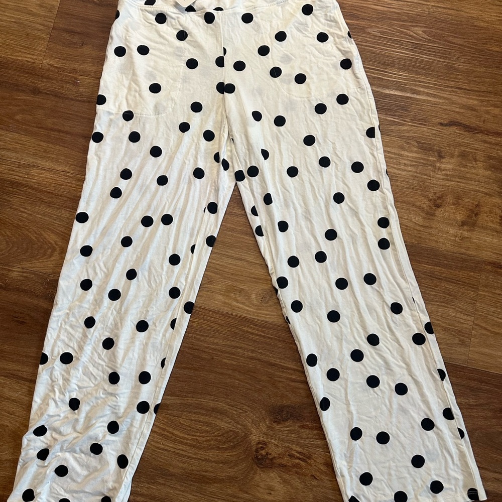 Soma Black and White Polka Dot Leggings